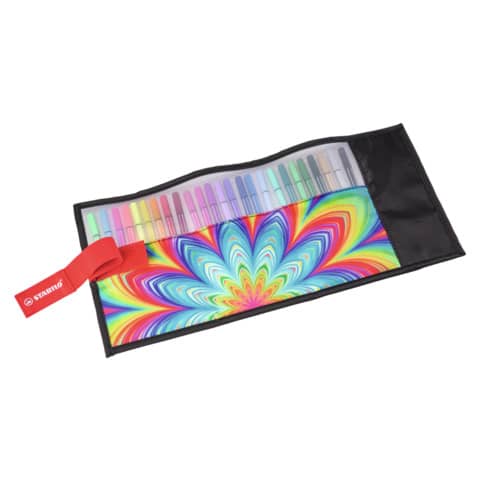 Pennarelli Stabilo Pen 68 arty - tratto 1 mm - colori assortiti Rollerset 25 pezzi - 6825-071-20